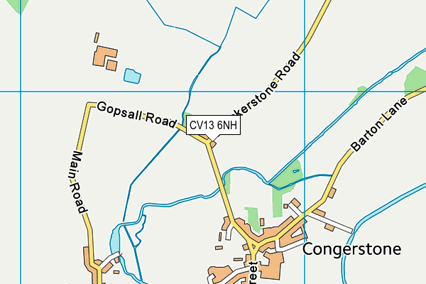 CV13 6NH map - OS VectorMap District (Ordnance Survey) CV13 6NH map - OS VectorMap District (Ordnance Survey)