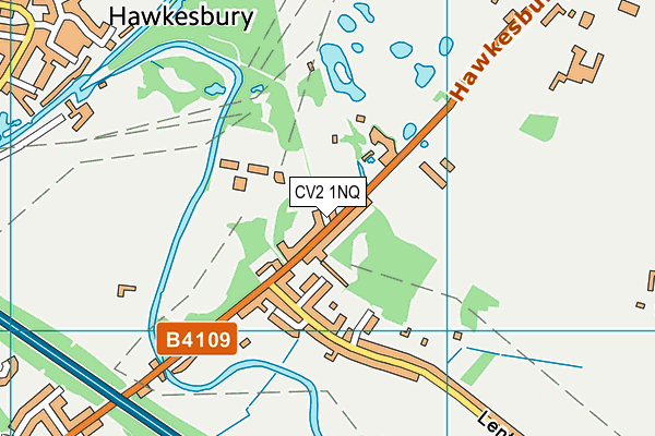 CV2 1NQ map - OS VectorMap District (Ordnance Survey)
