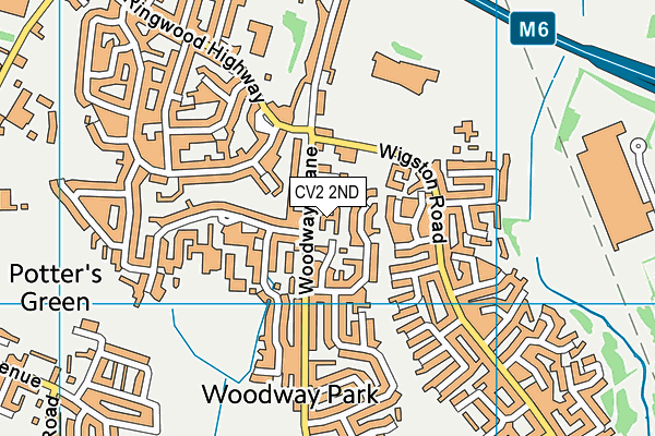 CV2 2ND map - OS VectorMap District (Ordnance Survey) CV2 2ND map - OS VectorMap District (Ordnance Survey)