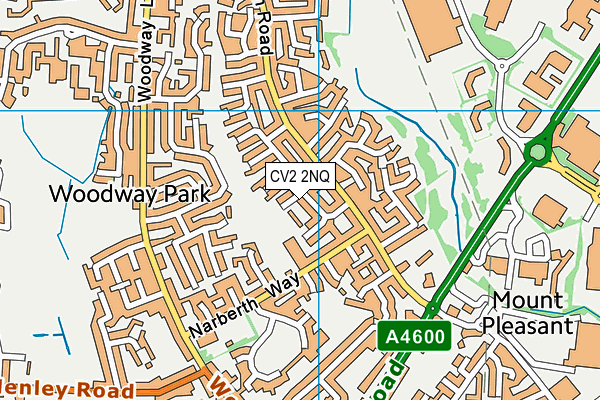 CV2 2NQ map - OS VectorMap District (Ordnance Survey) CV2 2NQ map - OS VectorMap District (Ordnance Survey)