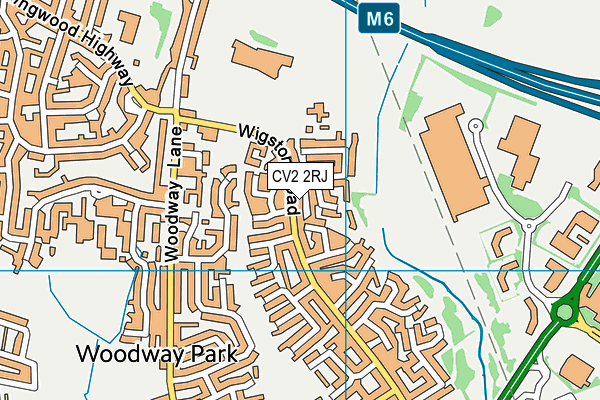 CV2 2RJ map - OS VectorMap District (Ordnance Survey) CV2 2RJ map - OS VectorMap District (Ordnance Survey)