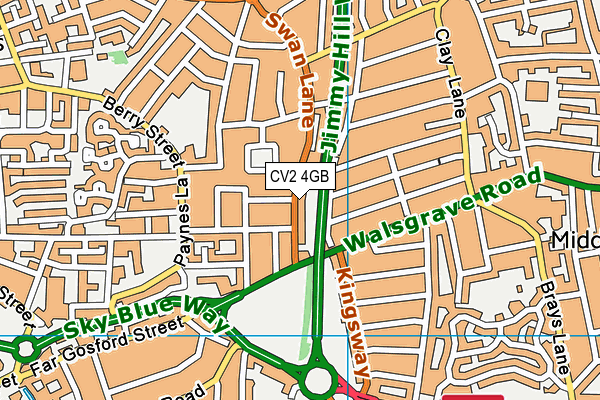 CV2 4GB map - OS VectorMap District (Ordnance Survey) CV2 4GB map - OS VectorMap District (Ordnance Survey)