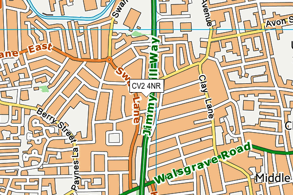 CV2 4NR map - OS VectorMap District (Ordnance Survey) CV2 4NR map - OS VectorMap District (Ordnance Survey)
