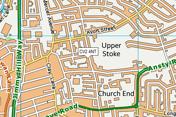 CV2 4NT map - OS VectorMap District (Ordnance Survey) CV2 4NT map - OS VectorMap District (Ordnance Survey)