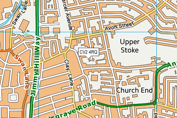 CV2 4RQ map - OS VectorMap District (Ordnance Survey) CV2 4RQ map - OS VectorMap District (Ordnance Survey)