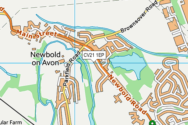 CV21 1EP map - OS VectorMap District (Ordnance Survey) CV21 1EP map - OS VectorMap District (Ordnance Survey)
