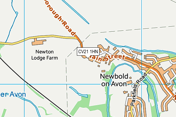 CV21 1HN map - OS VectorMap District (Ordnance Survey) CV21 1HN map - OS VectorMap District (Ordnance Survey)