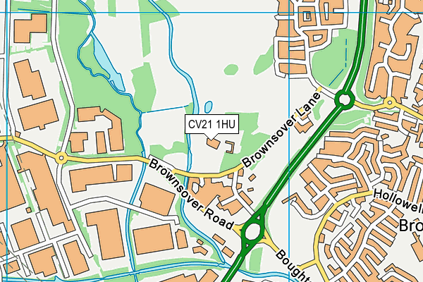 CV21 1HU map - OS VectorMap District (Ordnance Survey) CV21 1HU map - OS VectorMap District (Ordnance Survey)