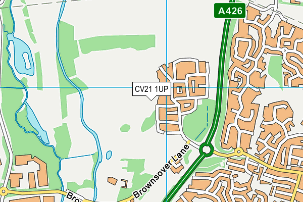 CV21 1UP map - OS VectorMap District (Ordnance Survey) CV21 1UP map - OS VectorMap District (Ordnance Survey)
