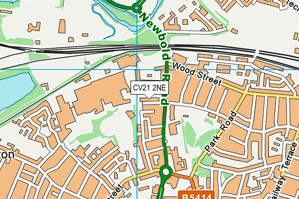 CV21 2NE map - OS VectorMap District (Ordnance Survey) CV21 2NE map - OS VectorMap District (Ordnance Survey)