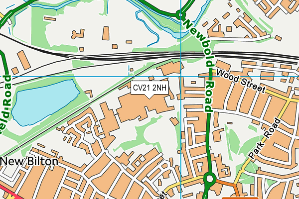 CV21 2NH map - OS VectorMap District (Ordnance Survey) CV21 2NH map - OS VectorMap District (Ordnance Survey)