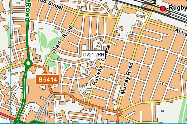 CV21 2RH map - OS VectorMap District (Ordnance Survey) CV21 2RH map - OS VectorMap District (Ordnance Survey)