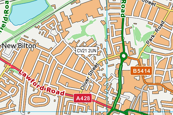 CV21 2UN map - OS VectorMap District (Ordnance Survey) CV21 2UN map - OS VectorMap District (Ordnance Survey)