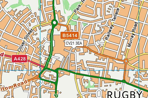 CV21 3EA map - OS VectorMap District (Ordnance Survey) CV21 3EA map - OS VectorMap District (Ordnance Survey)