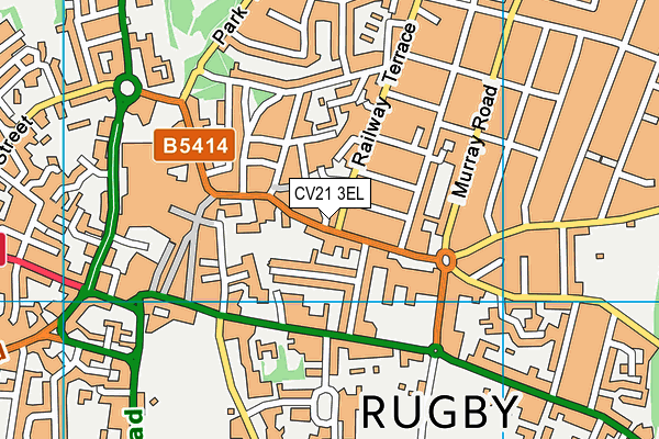 CV21 3EL map - OS VectorMap District (Ordnance Survey) CV21 3EL map - OS VectorMap District (Ordnance Survey)