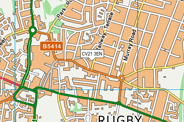 CV21 3EN map - OS VectorMap District (Ordnance Survey) CV21 3EN map - OS VectorMap District (Ordnance Survey)