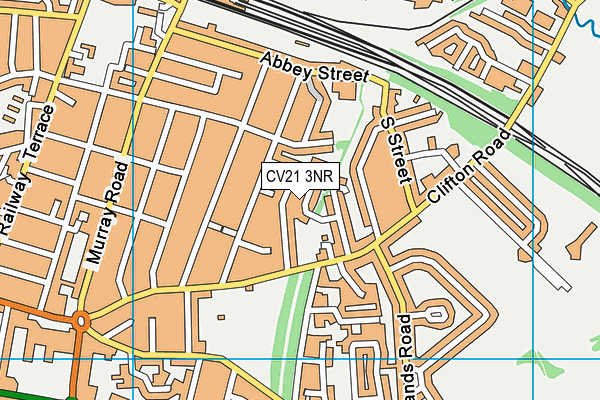 CV21 3NR map - OS VectorMap District (Ordnance Survey) CV21 3NR map - OS VectorMap District (Ordnance Survey)