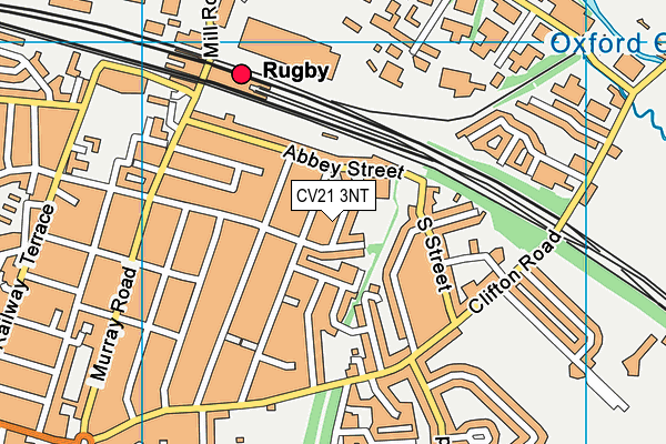CV21 3NT map - OS VectorMap District (Ordnance Survey) CV21 3NT map - OS VectorMap District (Ordnance Survey)