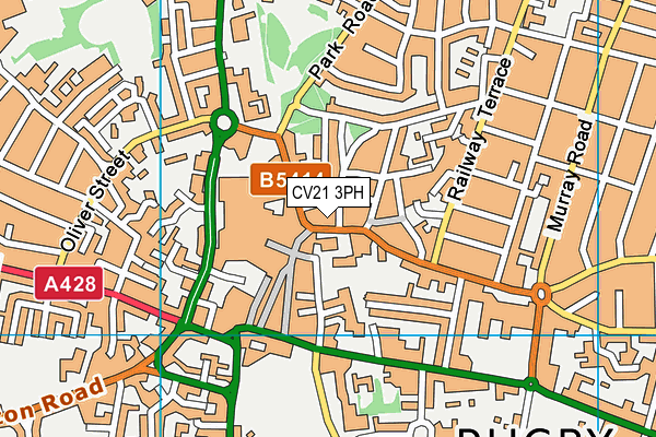 CV21 3PH map - OS VectorMap District (Ordnance Survey) CV21 3PH map - OS VectorMap District (Ordnance Survey)