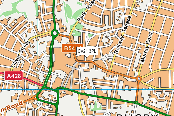 CV21 3PL map - OS VectorMap District (Ordnance Survey) CV21 3PL map - OS VectorMap District (Ordnance Survey)