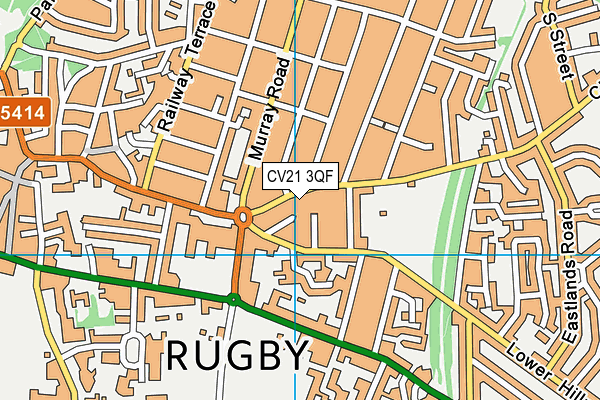 CV21 3QF map - OS VectorMap District (Ordnance Survey) CV21 3QF map - OS VectorMap District (Ordnance Survey)