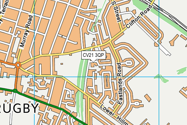 CV21 3QP map - OS VectorMap District (Ordnance Survey) CV21 3QP map - OS VectorMap District (Ordnance Survey)