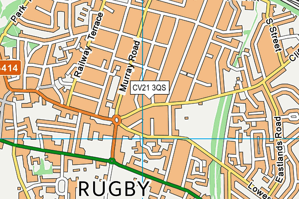 CV21 3QS map - OS VectorMap District (Ordnance Survey) CV21 3QS map - OS VectorMap District (Ordnance Survey)
