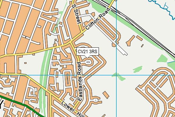 CV21 3RS map - OS VectorMap District (Ordnance Survey) CV21 3RS map - OS VectorMap District (Ordnance Survey)