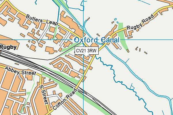 CV21 3RW map - OS VectorMap District (Ordnance Survey) CV21 3RW map - OS VectorMap District (Ordnance Survey)