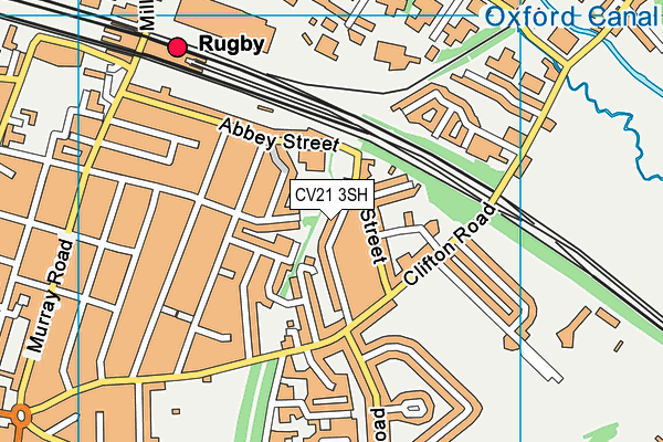 CV21 3SH map - OS VectorMap District (Ordnance Survey) CV21 3SH map - OS VectorMap District (Ordnance Survey)