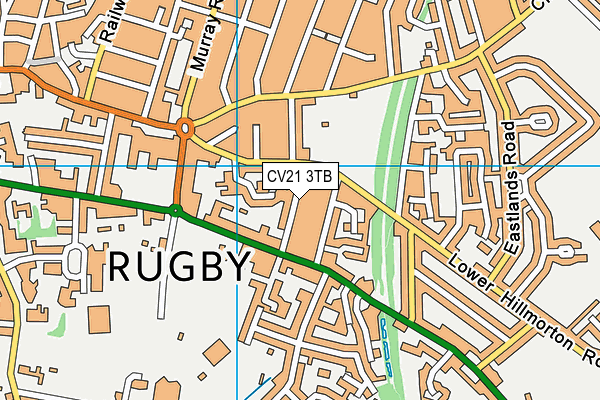 CV21 3TB map - OS VectorMap District (Ordnance Survey) CV21 3TB map - OS VectorMap District (Ordnance Survey)