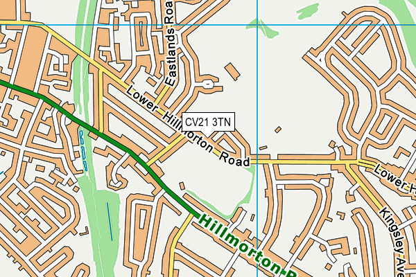 CV21 3TN map - OS VectorMap District (Ordnance Survey) CV21 3TN map - OS VectorMap District (Ordnance Survey)