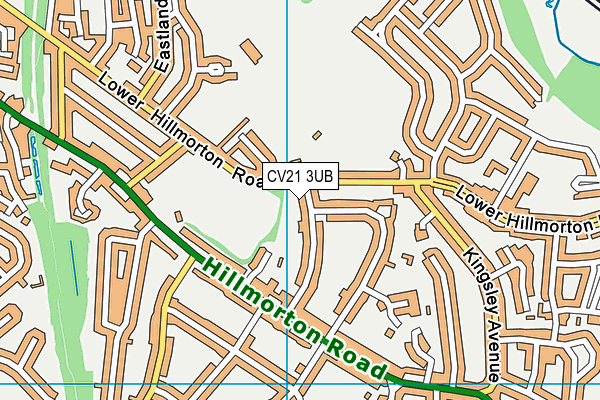 CV21 3UB map - OS VectorMap District (Ordnance Survey) CV21 3UB map - OS VectorMap District (Ordnance Survey)