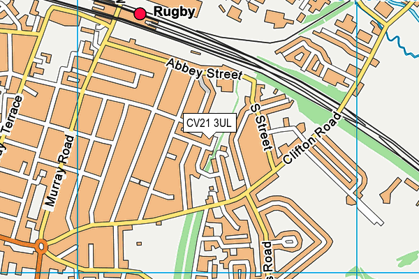 CV21 3UL map - OS VectorMap District (Ordnance Survey) CV21 3UL map - OS VectorMap District (Ordnance Survey)