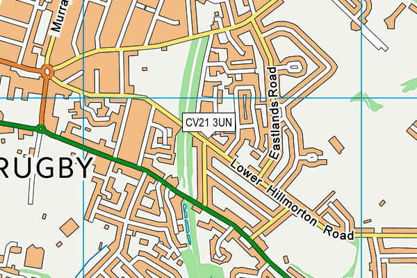 CV21 3UN map - OS VectorMap District (Ordnance Survey) CV21 3UN map - OS VectorMap District (Ordnance Survey)
