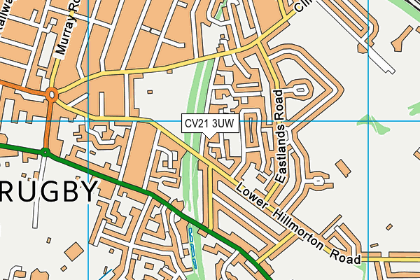 CV21 3UW map - OS VectorMap District (Ordnance Survey) CV21 3UW map - OS VectorMap District (Ordnance Survey)