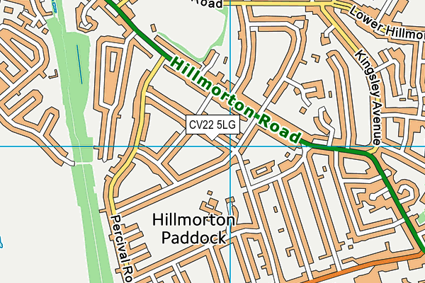 CV22 5LG map - OS VectorMap District (Ordnance Survey) CV22 5LG map - OS VectorMap District (Ordnance Survey)