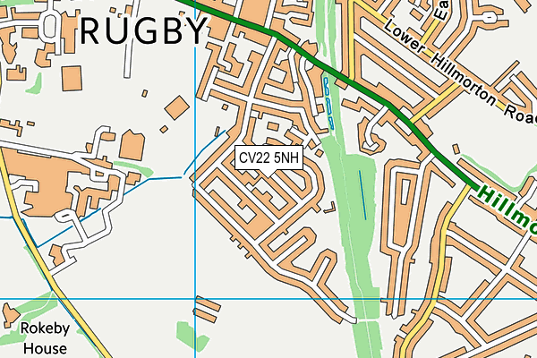 CV22 5NH map - OS VectorMap District (Ordnance Survey) CV22 5NH map - OS VectorMap District (Ordnance Survey)