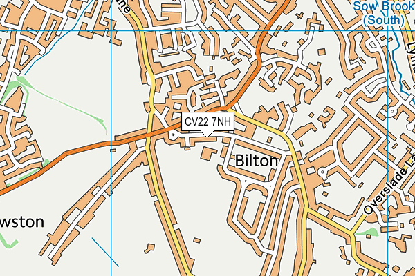 CV22 7NH map - OS VectorMap District (Ordnance Survey) CV22 7NH map - OS VectorMap District (Ordnance Survey)
