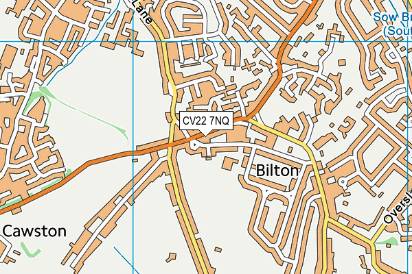 CV22 7NQ map - OS VectorMap District (Ordnance Survey) CV22 7NQ map - OS VectorMap District (Ordnance Survey)