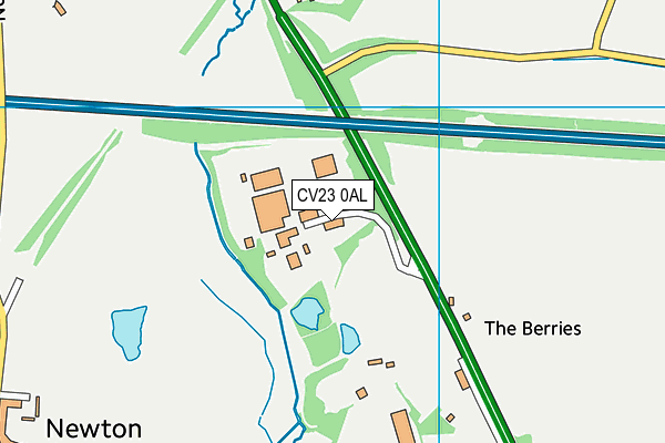 CV23 0AL map - OS VectorMap District (Ordnance Survey) CV23 0AL map - OS VectorMap District (Ordnance Survey)