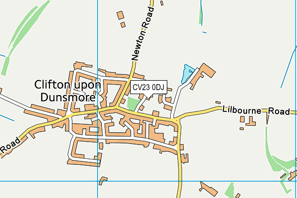 CV23 0DJ map - OS VectorMap District (Ordnance Survey) CV23 0DJ map - OS VectorMap District (Ordnance Survey)