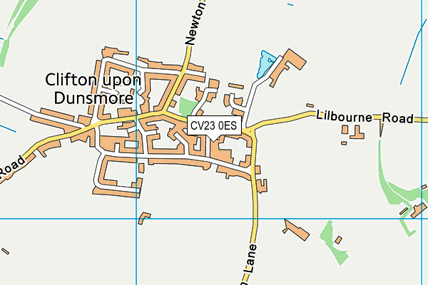CV23 0ES map - OS VectorMap District (Ordnance Survey) CV23 0ES map - OS VectorMap District (Ordnance Survey)