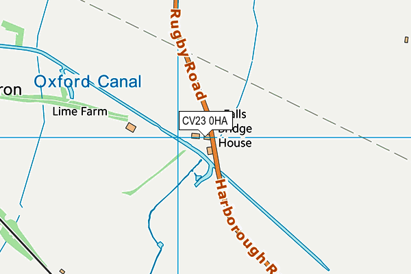 CV23 0HA map - OS VectorMap District (Ordnance Survey) CV23 0HA map - OS VectorMap District (Ordnance Survey)