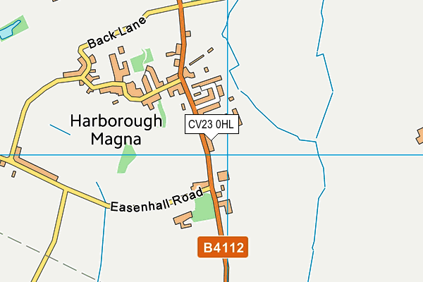 CV23 0HL map - OS VectorMap District (Ordnance Survey) CV23 0HL map - OS VectorMap District (Ordnance Survey)