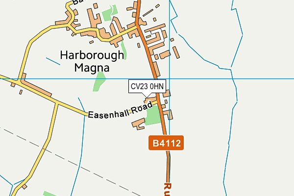 CV23 0HN map - OS VectorMap District (Ordnance Survey) CV23 0HN map - OS VectorMap District (Ordnance Survey)
