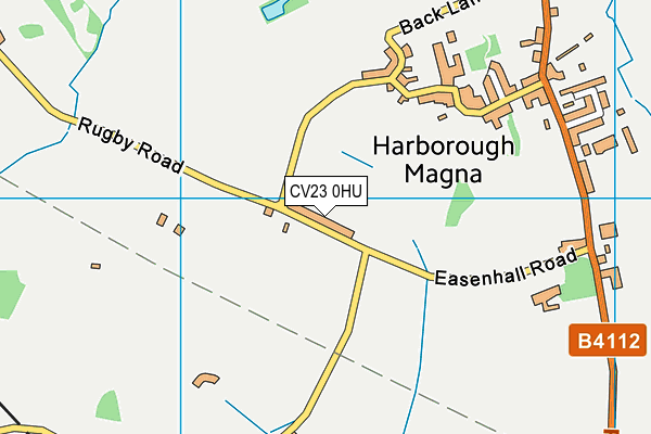 CV23 0HU map - OS VectorMap District (Ordnance Survey)