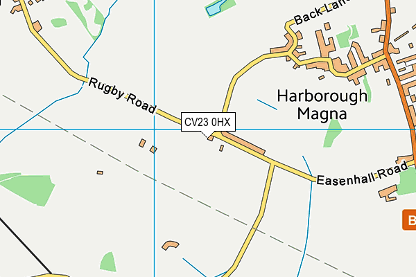 CV23 0HX map - OS VectorMap District (Ordnance Survey) CV23 0HX map - OS VectorMap District (Ordnance Survey)