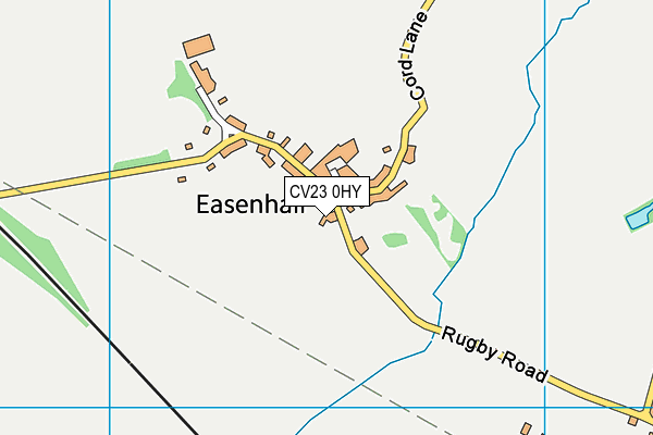 CV23 0HY map - OS VectorMap District (Ordnance Survey) CV23 0HY map - OS VectorMap District (Ordnance Survey)