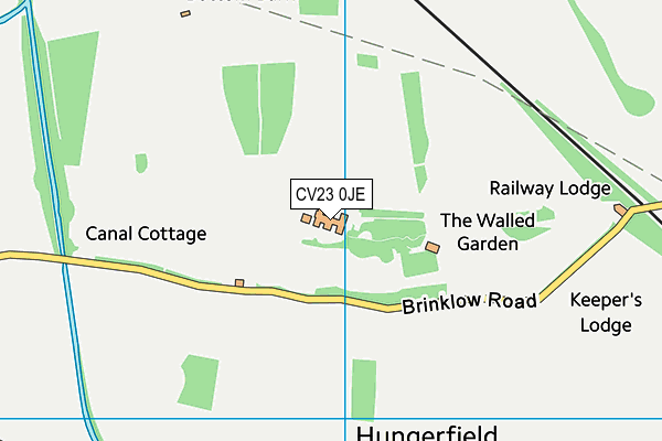 CV23 0JE map - OS VectorMap District (Ordnance Survey) CV23 0JE map - OS VectorMap District (Ordnance Survey)